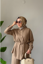 Tensel İkili Takım - Vizon - Görsel 2