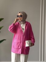 Çisem Fermuarlı Kap Modelimiz- Pembe