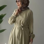 Sahra Elbise - Olıve