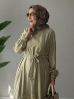 Sahra Elbise - Olıve